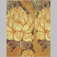 Textile design by C F A Voysey, produced by Alexander Morton & Co in 1896. (2), k.jpg
